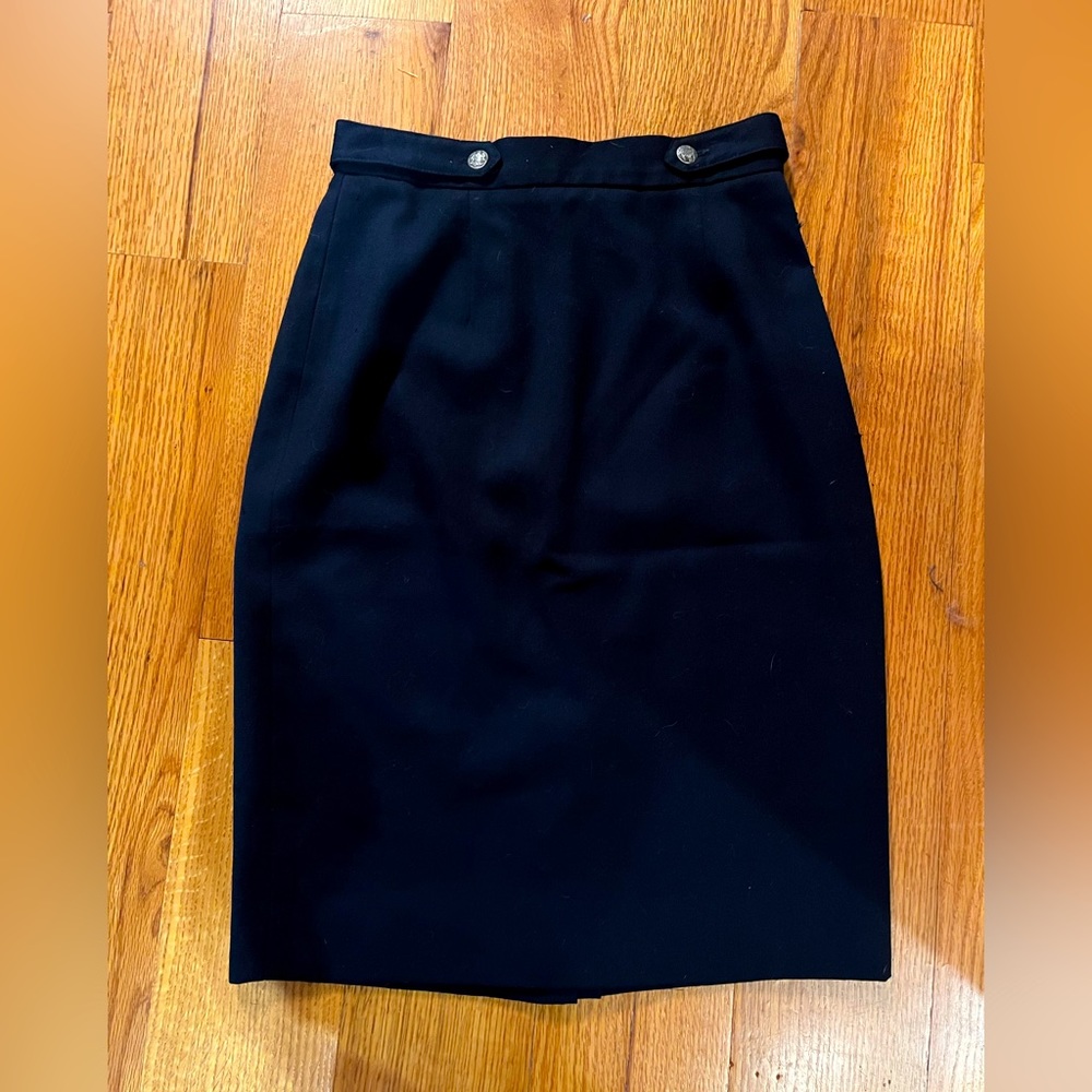 Beautiful 100% Wool Vintage Pencil Skirt